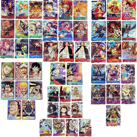 Ejemplo de un mazo de cartas de One Piece