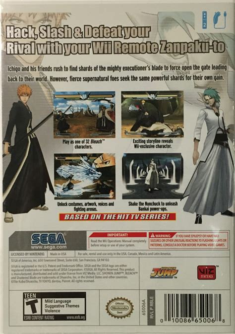 Estilo gráfico Cel-Shading en Bleach Wii