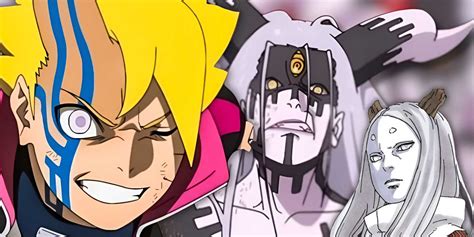 Momoshiki Otsutsuki con una mirada aterradora