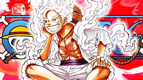 Ilustración de Luffy en su Gear 5 durante la saga de Wano.