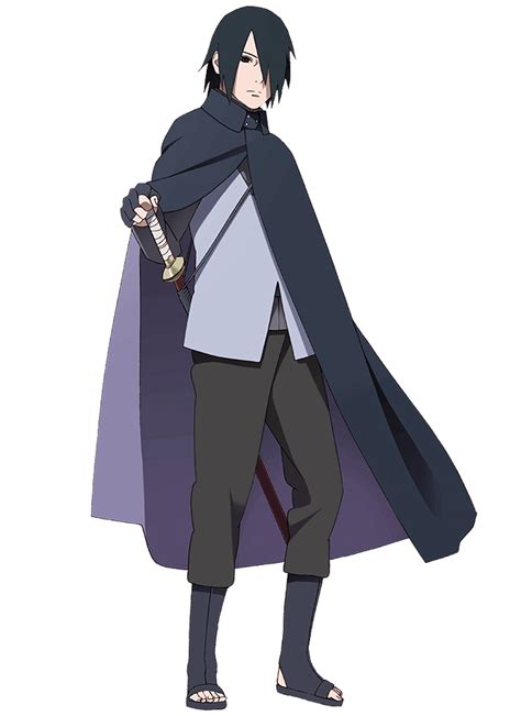 Ilustración de Sasuke Uchiha en Boruto