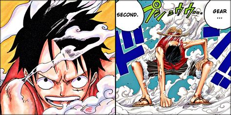 Luffy usando su Gear Second
