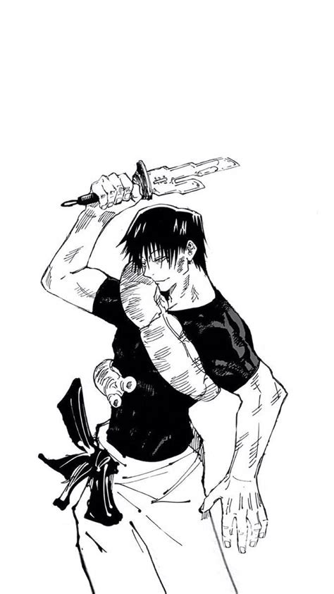 Ilustración de Toji Fushiguro en combate