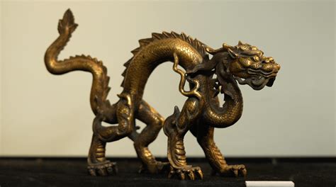 Representación artística de un dragón chino