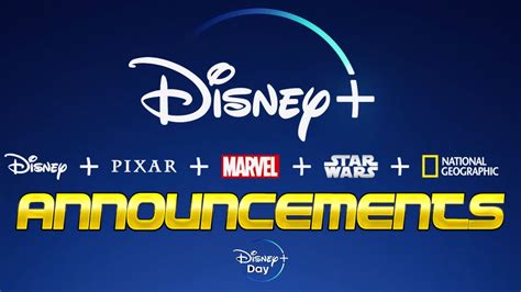 Logos de Disney, Pixar, Marvel, Star Wars, National Geographic