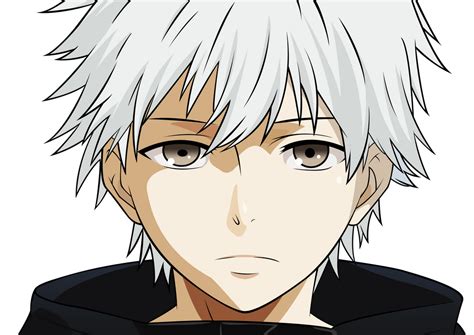 Ken Kaneki en su forma Shironeki con cabello blanco