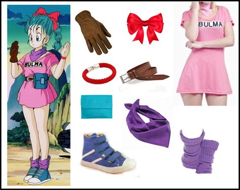 Comparación del disfraz de conejita de Bulma en el anime y en un cosplay