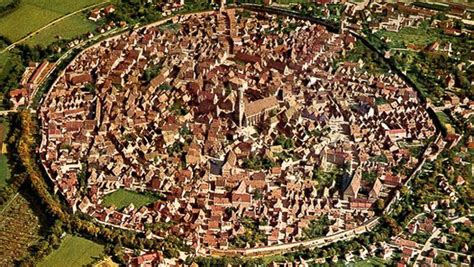 Vista de Nördlingen, Alemania, inspiración arquitectónica