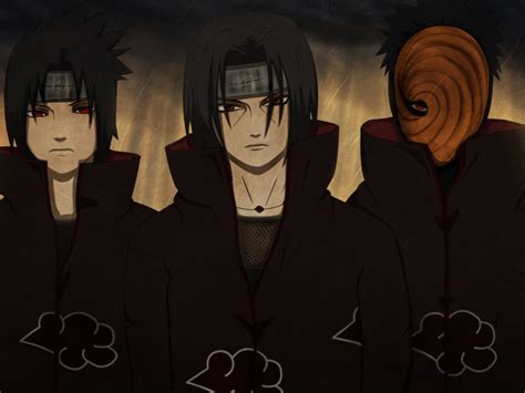 Itachi Uchiha y Tobi (Obito Uchiha)