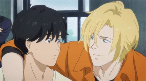 Fotograma de Banana Fish con Ash y Eiji