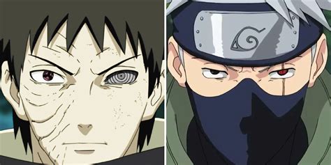 Obito Uchiha donando su Sharingan a Kakashi