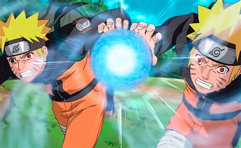 Ilustración del Rasengan en acción