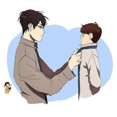 Ilustración de Yeong-Gi y Kousuke