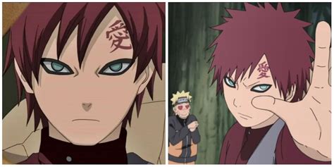 Gaara y Naruto en batalla durante los Exámenes Chūnin