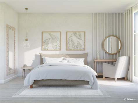 Habitación blanca minimalista y opresiva
