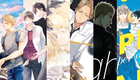 Portadas de mangas representativos de Yaoi y BL.