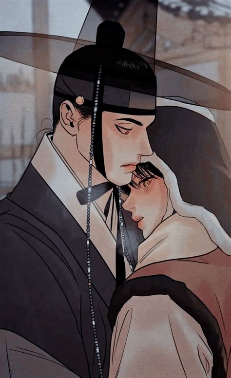 Ilustración de los personajes Na-kyum y Seungho