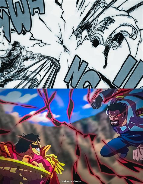 Representación visual de un choque de Haoshoku Haki