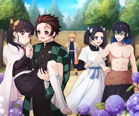 Inosuke, Zenitsu y Kanao