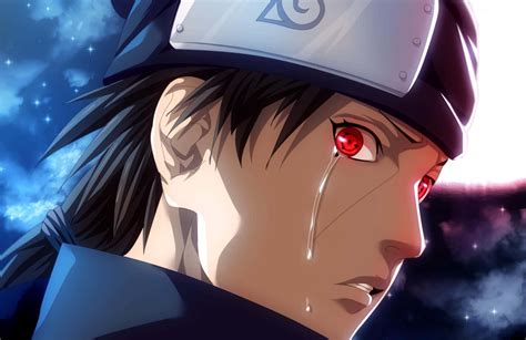 Itachi Uchiha llorando