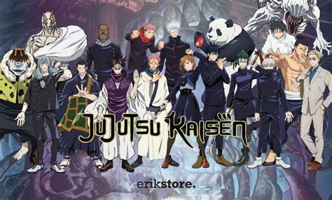 Personajes de Jujutsu Kaisen en batalla