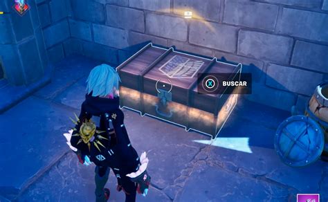 Aspecto de un Baúl del Cuerpo de Exploración en Fortnite