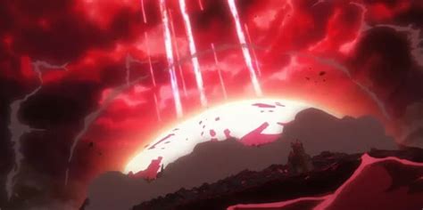 El Reino de Lulusia siendo destruido por el Mother Flame