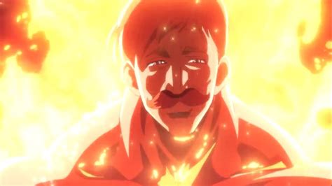 Escanor escupiendo sangre