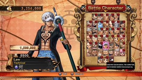 Personajes de One Piece Burning Blood en combate