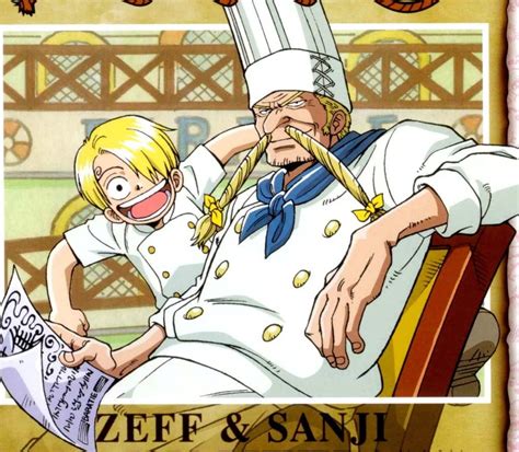 Sanji y Zeff en el Baratie