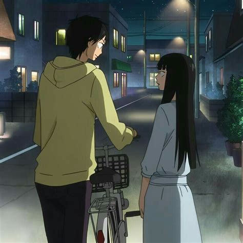 Escena de Kimi ni Todoke con Kohane y Iori