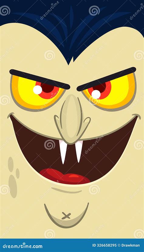 Ilustración de un personaje misterioso con colmillos