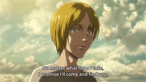 Eren Jaeger recordando a Dina Fritz como titán.