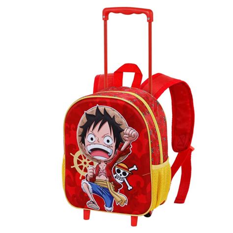 Detalle de la mochila con ruedas KARACTERMANIA One Piece Luffy Gear 5