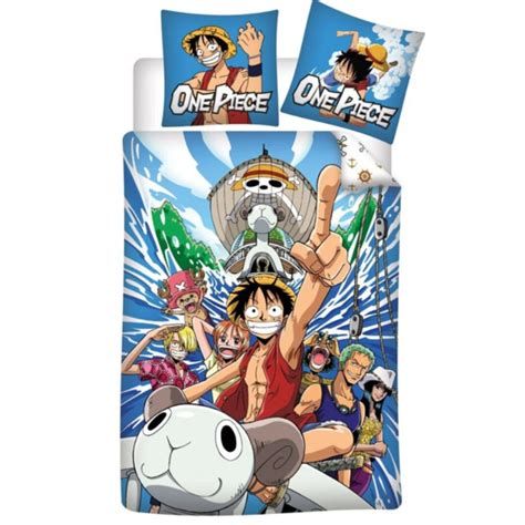 Funda nórdica de One Piece con diseño de la tripulación