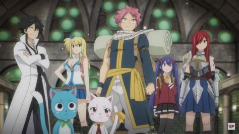 Equipo Natsu realizando una misión