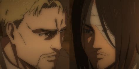 Eren y Reiner conversando