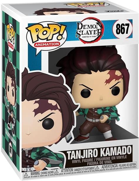 Caja de exhibición de la figura Funko Pop de Tanjiro Kamado