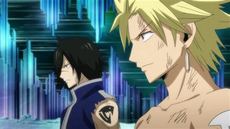 Sting y Rogue activando su poder de Dragón Slayer
