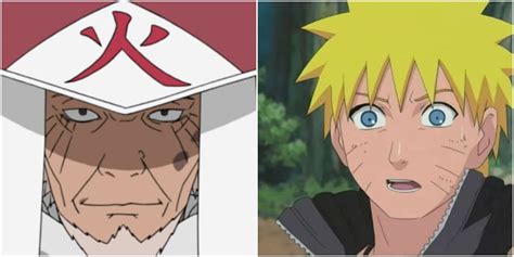 El Tercer Hokage y Naruto