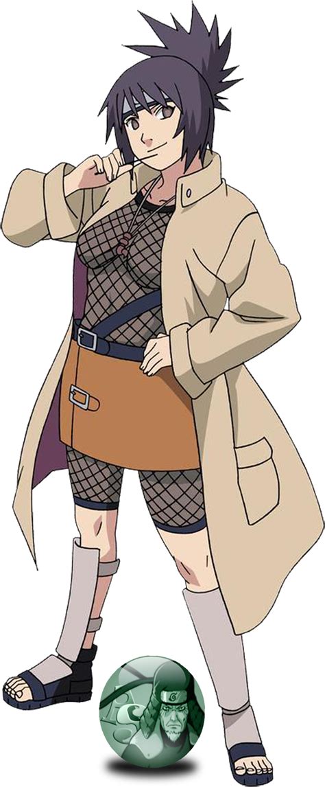 Anko Mitarashi en su atuendo característico