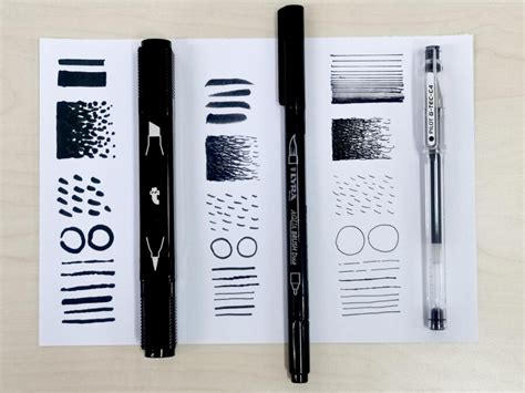 Herramientas de entintado para manga