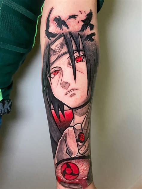 Diseño de tatuaje de Itachi Uchiha