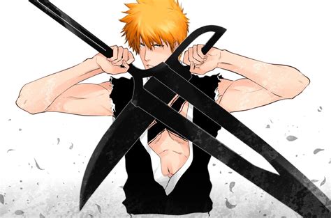 Ichigo con su Zanpakuto inicial
