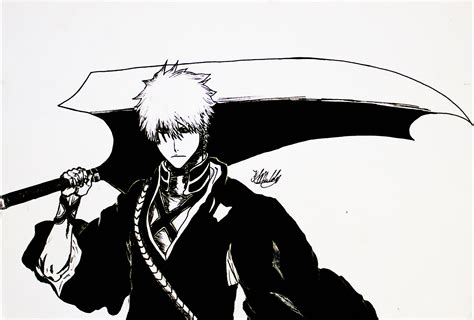 Diseño final de Ichigo Kurosaki en el manga
