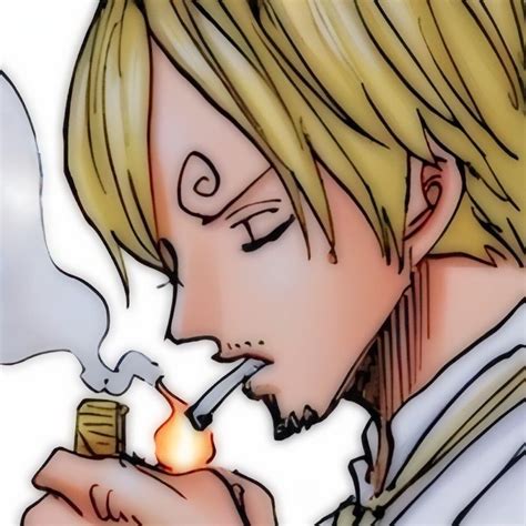 Sanji fumando