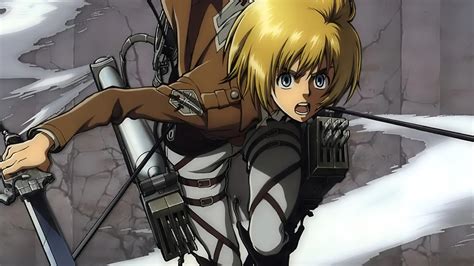 Armin Arlert pensando en una estrategia