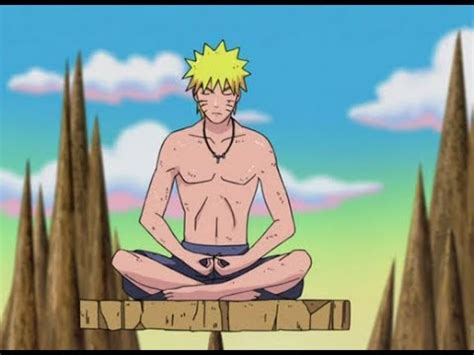 Naruto entrenando en el Monte Myoboku