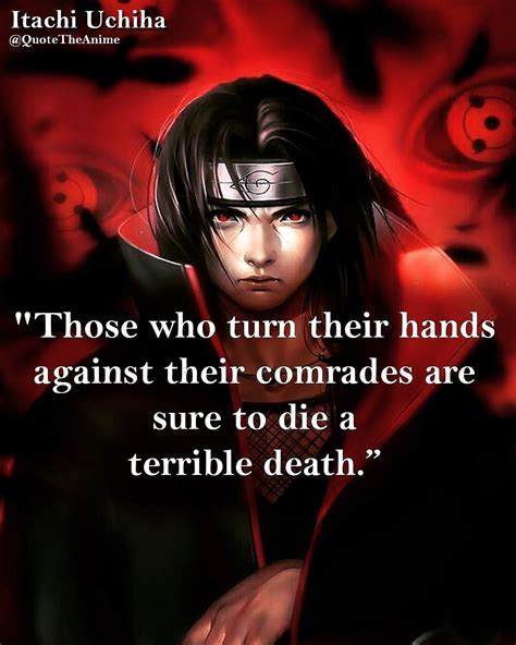 Itachi Uchiha contemplating reality
