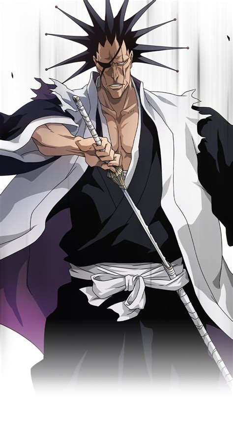 Ilustración de Kenpachi Zaraki en Bleach Brave Souls